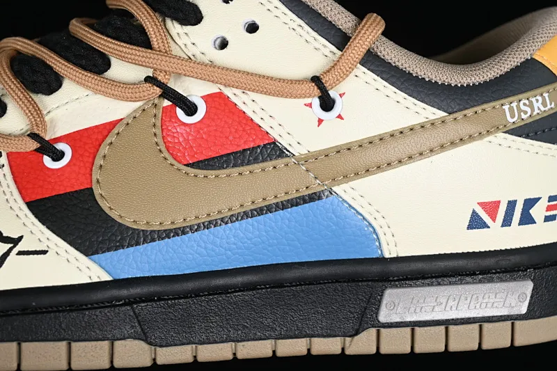 All Categories Nk SB Dunk Series Nk SB Dunk Low Low-top sneakers Nk Dunk Low Panda Prank-Retro Street Red Blue Brown Medieval Star SB strap low-top casual sneakers DJ6188-200